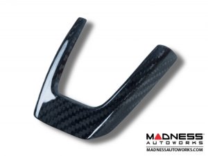 FIAT 500 Steering Wheel Trim - 3 piece kit - Carbon Fiber 